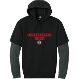 Charlotte Rush Tough Fleece Layered Hoodie