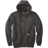 Biggby Bombers Carhartt Midweight Hooded Zip-Front Sweatshirt