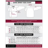 Biggby Coffee Hockey Club Tier 2 Bombers Youth Goalie Sublimated Jersey