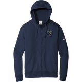 Delaware Jr. Blue Hens Nike Club Fleece Sleeve Swoosh Full-Zip Hoodie