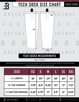 Biggby Coffee Hockey Club Tier 2 Sublimated Tech Socks